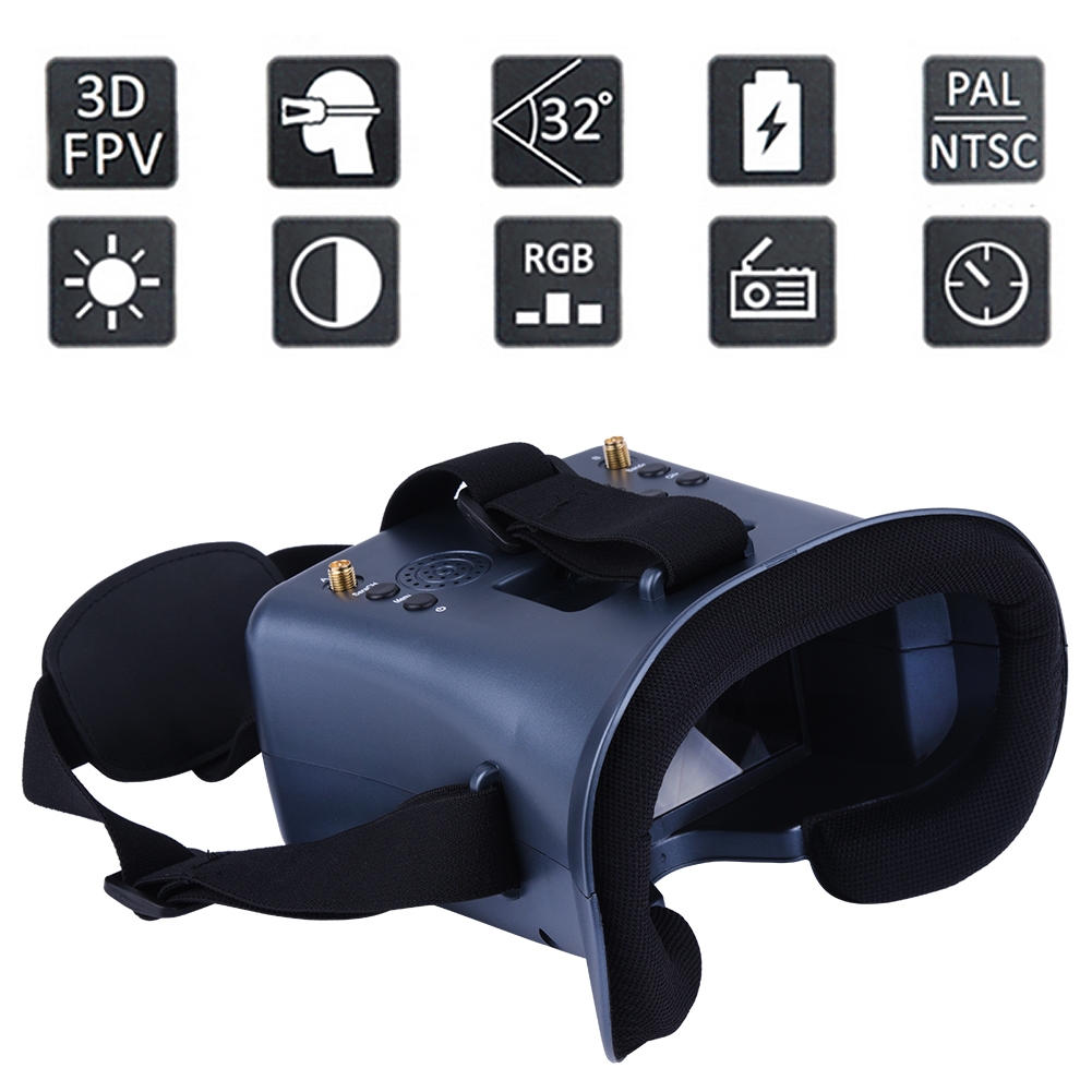 008D 5.8G 40CH 4.3 بوصة 800*48 - مراجعة Skyzone Sky04O Pro Fpv Goggles وسعره