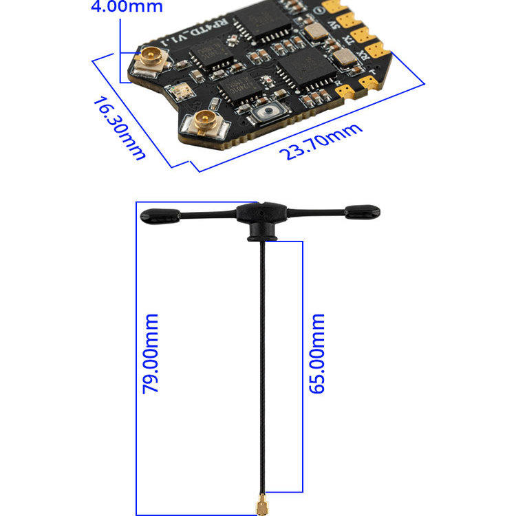 جهاز استقبال RadioMaster RP4TD - مراجعة Foxeer Reaper Extreme 2.5W Vtx وسعره
